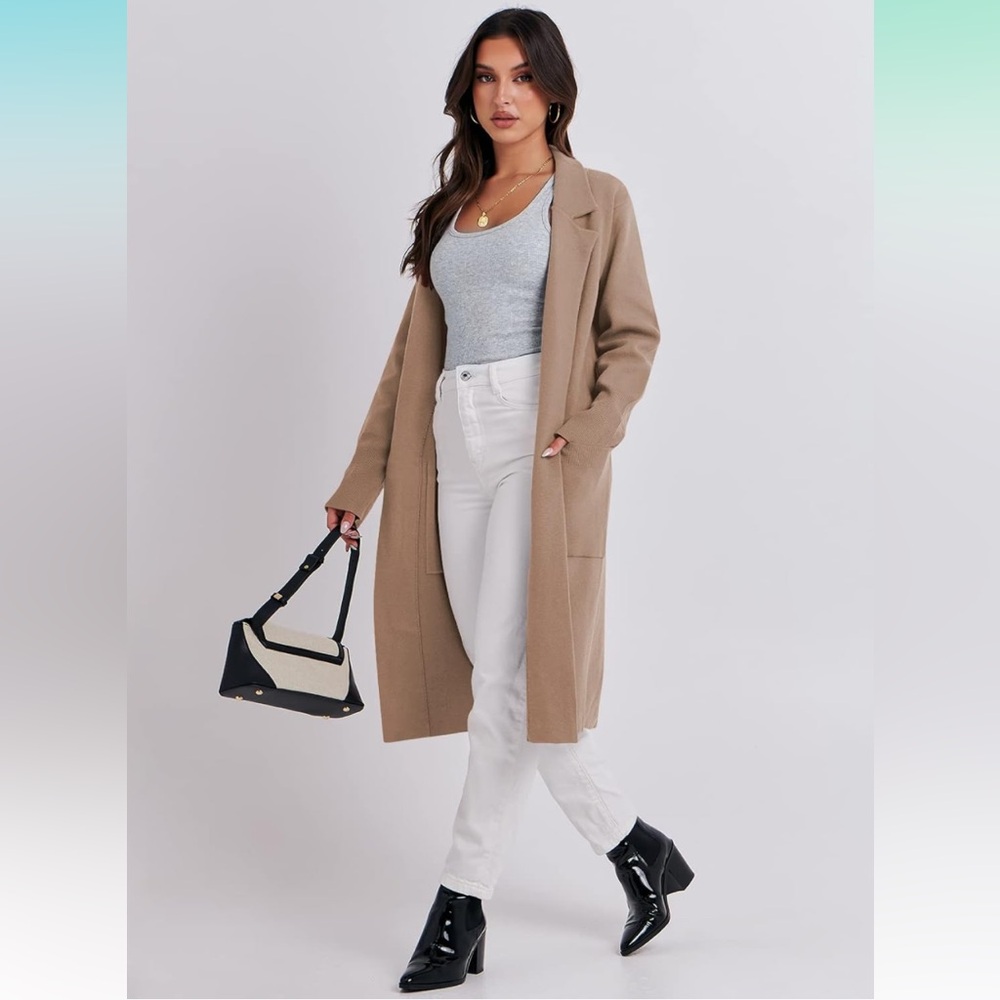Anrebess coat cardigan long